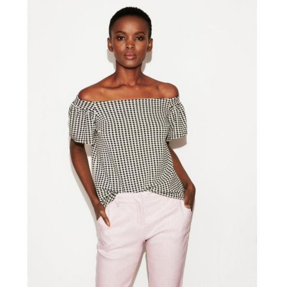 Gingham blouse